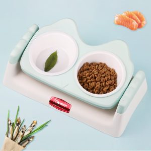Миска для кошек двойная